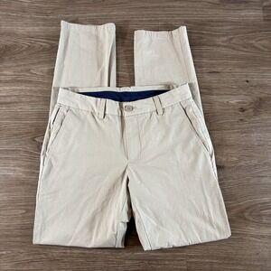 Vineyard Vines On The Go Pants Mens 28x32 Beige OTG Performance Preppy Golf